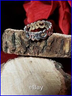 James Avery Retired Hugs and Kisses Ring