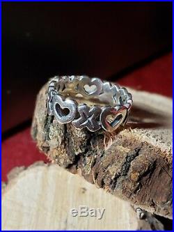 James Avery Retired Hugs and Kisses Ring