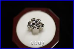 James Avery Retired Knot Ring Sterling Silver Great Condition