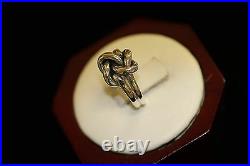 James Avery Retired Knot Ring Sterling Silver Great Condition