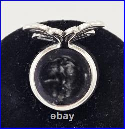 James Avery Retired Large Sterling Silver 3D Abounding Butterfly Ring Size 6