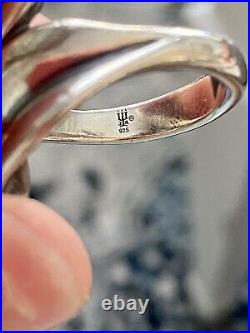 James Avery Retired Leaf Wrap Ring Size 8