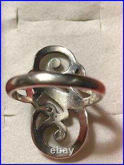 James Avery Retired Long Swirl Electra Ring GORGEOUS! Size 10.5