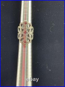 James Avery Retired Long Tracery Ring. 925 Sterling Silver Size 8