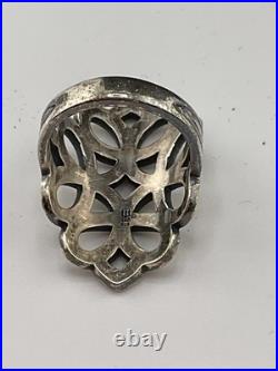 James Avery Retired Long Tracery Ring. 925 Sterling Silver Size 8