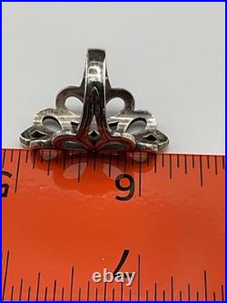 James Avery Retired Long Tracery Ring. 925 Sterling Silver Size 8