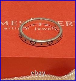 James Avery Retired Love Hearts Stackable Ring
