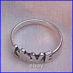 James Avery Retired Love Texas Ring
