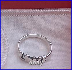 James Avery Retired Love Texas Ring