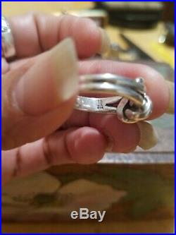 James Avery Retired Lover's Knot Ring NO RESERVE