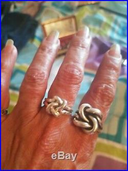 James Avery Retired Lover's Knot Ring NO RESERVE