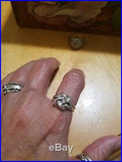 James Avery Retired Lover's Knot Ring NO RESERVE