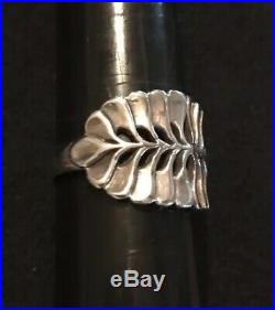 James Avery Retired Mimosa Leaf Ring Size 8
