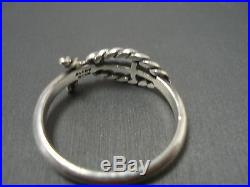 James Avery Retired Open Ichthus Ring Size 7.75 #jps640