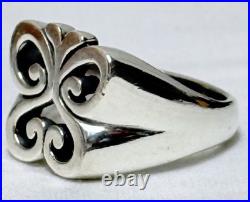James Avery Retired Open Spring Sterling Silver Butterfly Ring Size 8-3/4 9.9G
