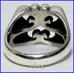 James Avery Retired Open Spring Sterling Silver Butterfly Ring Size 8-3/4 9.9G