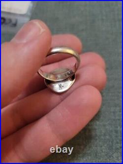 James Avery Retired Original Release Silver Pieces of Eight Ring Size 7