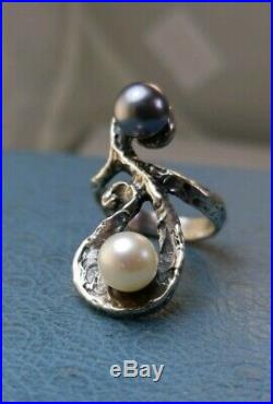 James Avery Retired PEARL Ring. Wow Stunning. Sz7