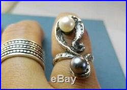 James Avery Retired PEARL Ring. Wow Stunning. Sz7