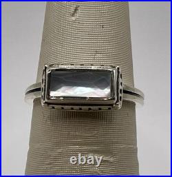 James Avery Retired Palais Blanc Doublet Ring Size 5.5