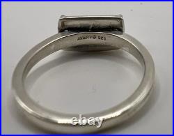 James Avery Retired Palais Blanc Doublet Ring Size 5.5