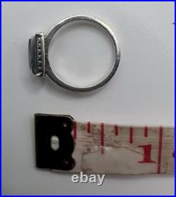 James Avery Retired Palais Blanc Doublet Ring Size 5.5