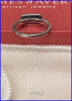 James Avery Retired Palais Doublet Purple Gemstone Ring