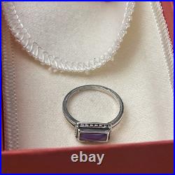 James Avery Retired Palais Doublet Purple Gemstone Ring