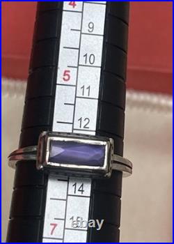 James Avery Retired Palais Doublet Purple Gemstone Ring