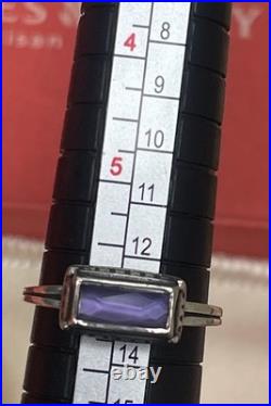 James Avery Retired Palais Doublet Purple Gemstone Ring