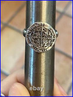 James Avery Retired Pieces Of Eight Ring Size 7 1/4