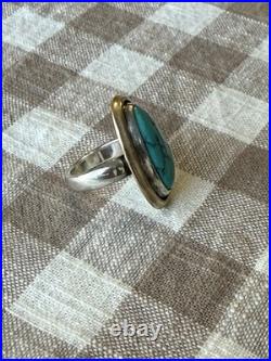 James Avery Retired Puerto De Luna Turquoise Ring Size 7