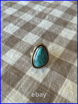 James Avery Retired Puerto De Luna Turquoise Ring Size 7