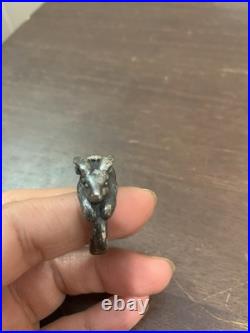 James Avery Retired RARE Heavy Detailed Bunny Rabbit Ring