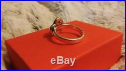 James Avery Retired Rare 14k Gold & Sterling Silver Heart of Gold Ring Size 10