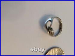 James Avery Retired Rare Friendship Holding Hands Ring Size 4 925
