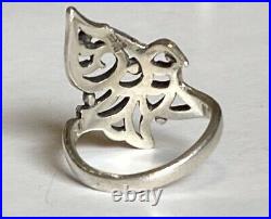 James Avery Retired Rare Sterling Silver Filigree Flying Dove Ring Size 6