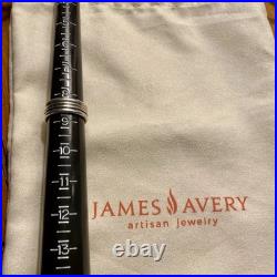 James Avery Retired Ribbed Band Ring Sz 8.5