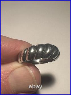 James Avery Retired Ribbed Dome Ring Size 6.25 Great Item