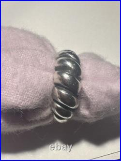 James Avery Retired Ribbed Dome Ring Size 6.25 Great Item