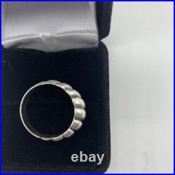 James Avery Retired Ribbed Dome Ring Size 9.25, Nice Piece