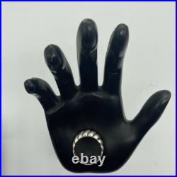 James Avery Retired Ribbed Dome Ring Size 9.25, Nice Piece