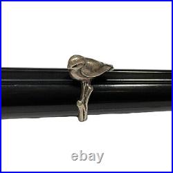 James Avery Retired Ring Bird On A Branch 925 Sterling Silver 3D Size 9