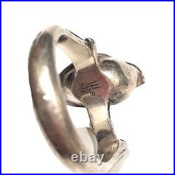 James Avery Retired Ring Bird On A Branch 925 Sterling Silver 3D Size 9