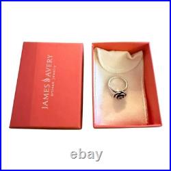 James Avery Retired Ring Size 6 Rose Blossom Sterling Silver 925