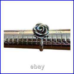 James Avery Retired Ring Size 6 Rose Blossom Sterling Silver 925