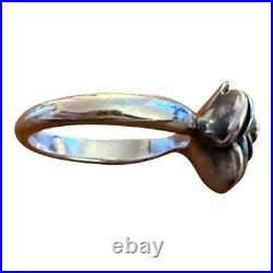 James Avery Retired Ring Size 6 Rose Blossom Sterling Silver 925