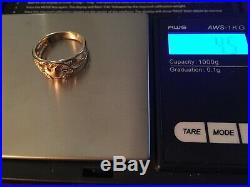 James Avery -Retired- SALE- 14K Gold Heart Vine Flower Ring- Beautiful Sz. 7