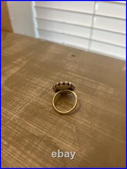 James Avery Retired Santorini Ring, Size 8 Silver & Turquoise