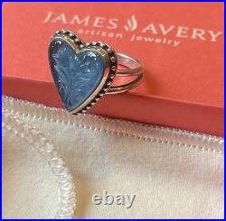 James Avery Retired Sculpted Heart And Tulip Ring James Avery Retired Sculpted Heart And Tulip Ring